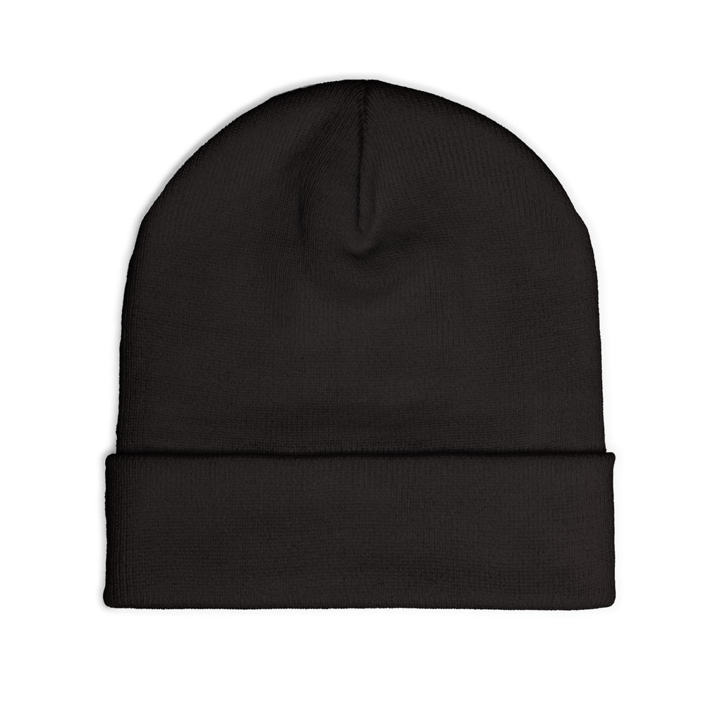 Embroidered 'Emergency Badass' Knit Beanie